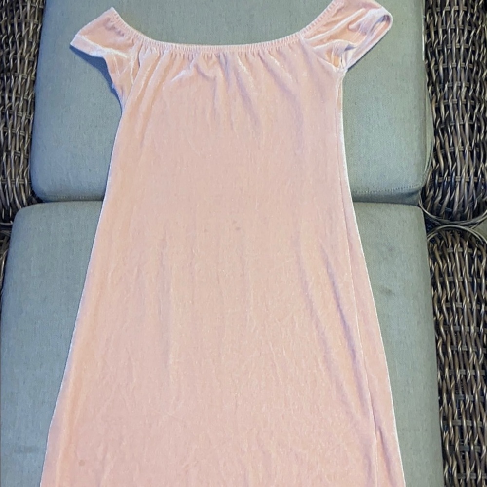 Velvet mini dress